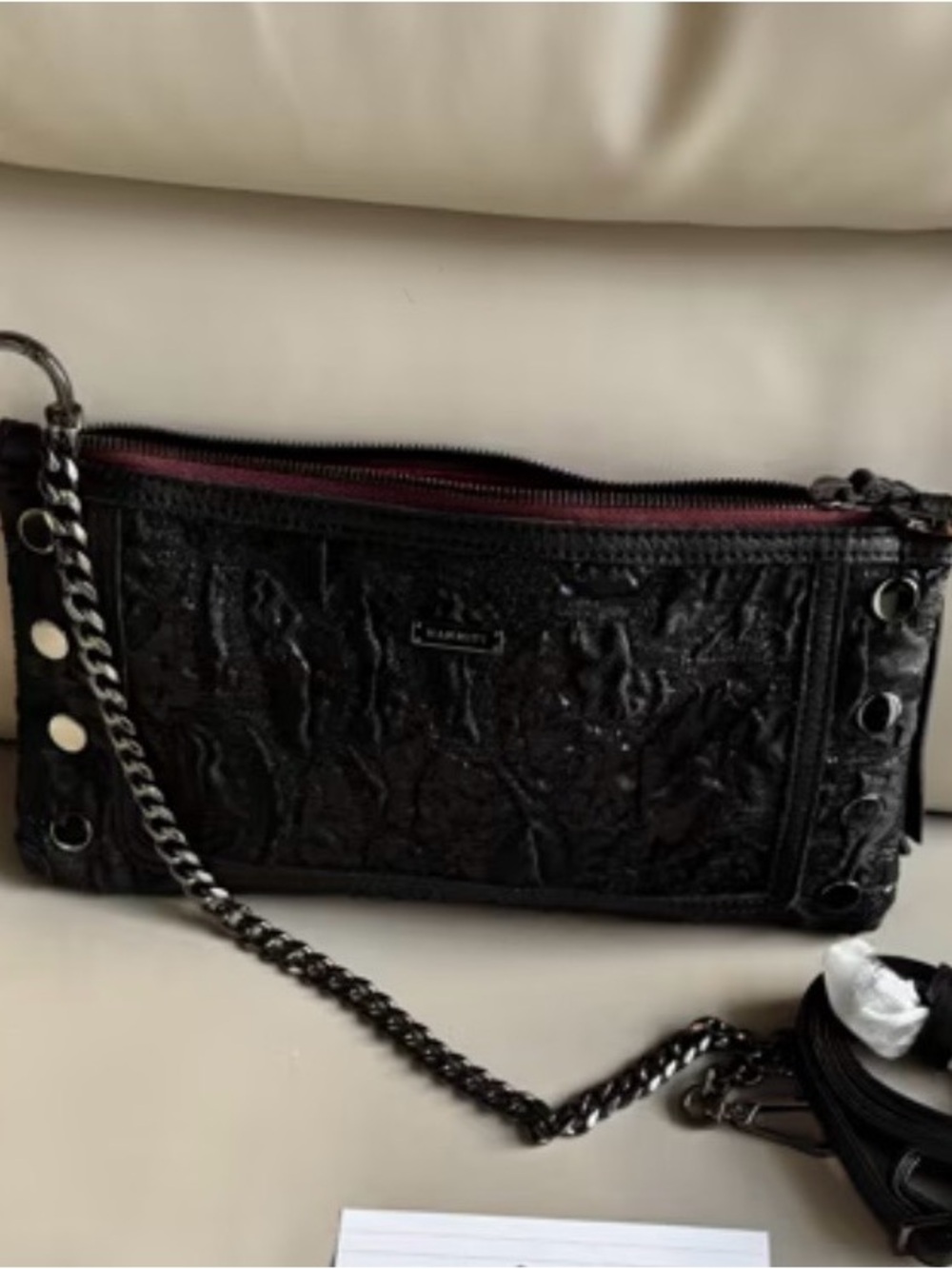 Hammitt Kyle Shoulder Bag in Midnight Marquise with Gunmetal Hardware - Picture 5 of 12